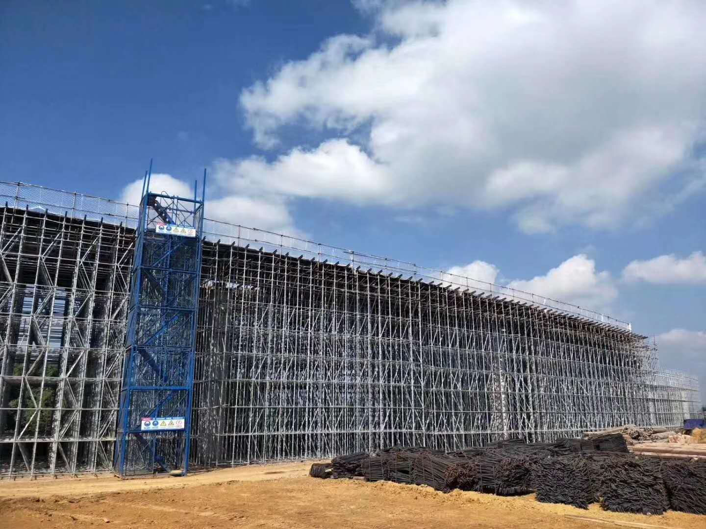 盤扣腳手架搭建周期短，經(jīng)濟效益好！